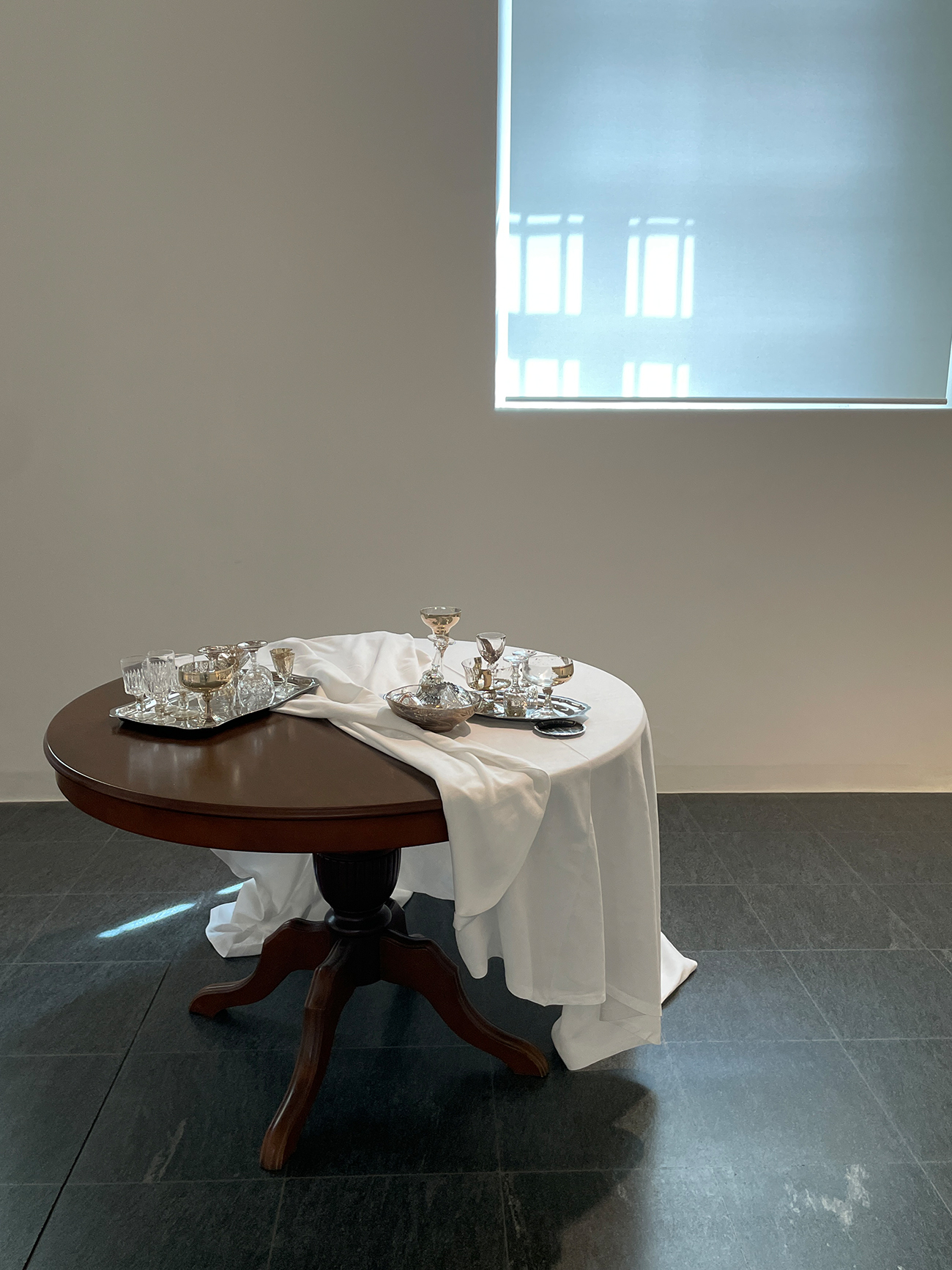 Ausstellungsansicht, Mimesis of Domesticity, Monika Emmanuelle Kazi, Masi Lugano